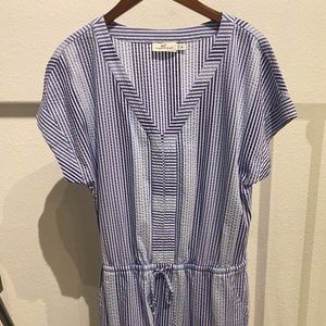 Vineyard Vines Ombre Seersucker Romper Size Medium